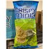 Image 2 : CASE LOT - Crispy minis sour cream and onion rice chips 12 x 100g