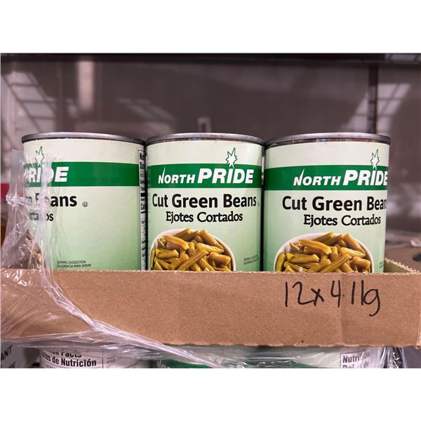 CASE LOT - North Pride Cut Green Beans 12 x 411g