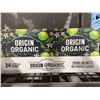 Image 1 : CASE LOT - Origin Organic Sparkling Water with organic Flavours 24 x 355ml