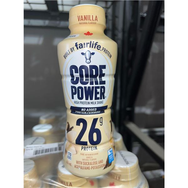 CASE LOT - Fairlife core power high protein milk shake 12 x 414ml