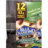 Image 2 : CASE LOT - Blue Diamond Almonds Bold Wasabi and soy sauce flavoured 12 x 43g