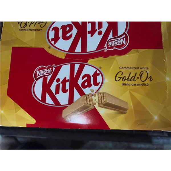 CASE LOT - Nestle Kitkat Carmalized white chocolate wafer Bar 48 x 45g