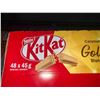 Image 2 : CASE LOT - Nestle Kitkat Carmalized white chocolate wafer Bar 48 x 45g