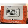 Image 1 : CASE LOT - Harvest Snaps Baked veggie snacks Kick'n BBQ Crunchy loops gluten free 12 x 71g