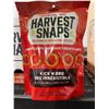 Image 2 : CASE LOT - Harvest Snaps Baked veggie snacks Kick'n BBQ Crunchy loops gluten free 12 x 71g