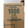 Image 3 : CASE LOT - DART 1000 translucent straw slotted lids