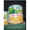 Image 2 : CASE LOT - Green Giant Peaches and cream Super sweet whole  Kernel corn 12 x 341ml