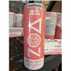Image 2 : CASE LOT - Zoa White peach zero sugar energy drink 12 x 355ml