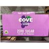 Image 1 : CASE LOT - Cove grape zero sugar soda 11 x 355ml