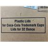 Image 4 : CASE LOT - Plastic lids for Coca-Cola Trademark cups 960 lids for 32 ounce