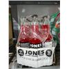 Image 1 : CASE LOT - Jones Cane sugar soda Strawberry lime soda 12 x 355ml