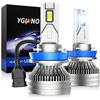 Image 4 : YGINNO H7 LED Headlight Bulbs, 2022 Upgraded 100W 20000 Lumens 600% brighter LED Headlights Conversi