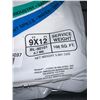 Image 3 : Lot of 3 multi purpose clear plastic drop cloths 9ft x 12ft
