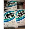 Image 4 : Lot of 3 multi purpose clear plastic drop cloths 9ft x 12ft