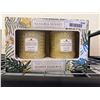 Image 1 : Premium glass candle set, sangria sunrise scent