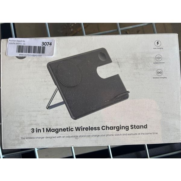 3 in 1 magnetic wireless charging stand