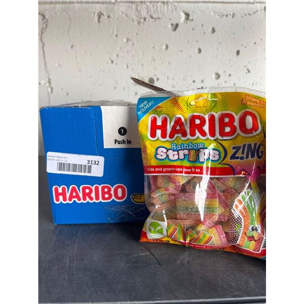 Haribo Rainbow strips gummy candies 12 x 170g