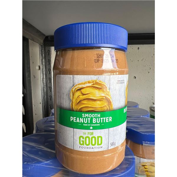 The For Good Foundation smooth peanut butter 12 x 500g