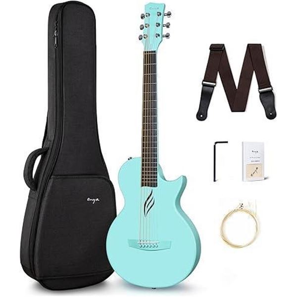 Enya Nova Go Carbon Fiber Acoustic Guitar 1/2 Size Beginner Adult Travel Acustica Guitarra w/Starter