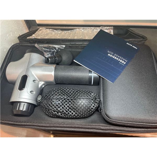 Percussion Massage Gun with Case and Replacment Heads