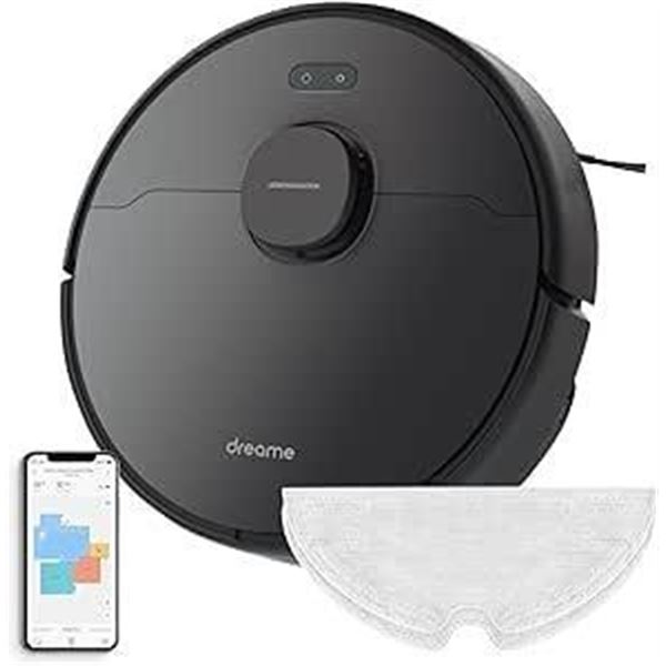 dreame D9 Max Robot Vacuum and Mop Combo, Lidar Navigation Robot Vacuum Sweep and Mop 2-in-1, 4000Pa