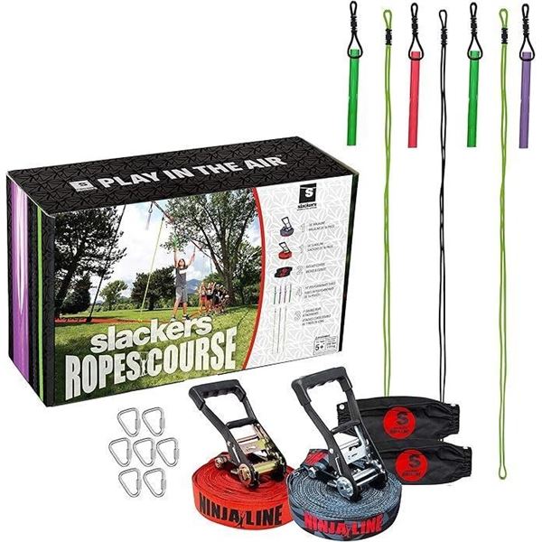 Slackers Extreme Outdoor Adventures Extreme Ninjaline Set