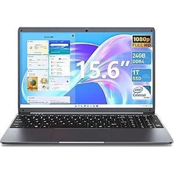 SGIN 15.6 Inch Laptop, 24GB DDR4 1024GB SSD Laptops Computer, Intel Celeron N5095 Processor(Up to 2.