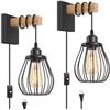 Image 1 : Lot of 2 Hanging Lights with Metal Cage (PHOTO MAY NOT MATCH PRODUCT EXACTLY)