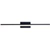 Image 1 : mirrea Modern LED Vanity Light for Bathroom Lighting Dimmable Black Painted (Warm White 3000k, 36 in