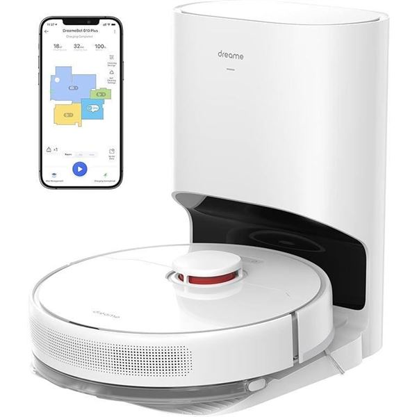 dreame D10 Plus Robot Vacuum and Mop with Self-Emptying Base for 45 Days of Cleaning, Robotic Vacuum