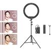 Image 1 : AMBITFUL RL-480 18'' 45CM DIMMABLE LED RING LIGHT LAMP 60WS 3000~6000K 480 LED WITH LIGHT STAND FOR 