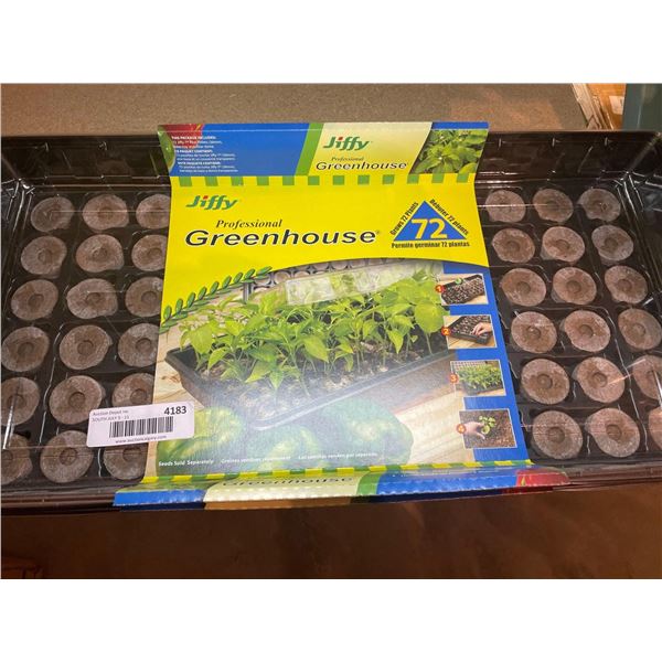 Jiffy Professional Green House Pods 2 x 72 Pods