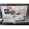 Image 1 : Mikasa Olivia 40pc Bone China Service for 8
