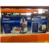 Image 1 : Oster 11 Cup Food Processor w/ XL Food Chute BONUS 3 Cup Mini Chopper