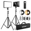 Image 1 : NEEWER 2 Pack T140-2.4G Bi-Color LED Panel Light Kit