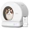 Image 1 : MeoWant Self-Cleaning Cat Litter Box, Integrated Safety Protection Automatic Cat Litter Box for Mult