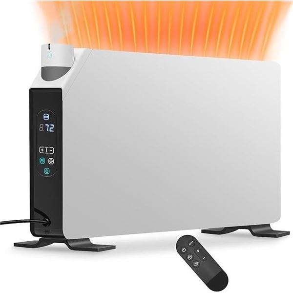 CTSC Convection Heater with Humidifier, 750W/1500W Electric Heater for Indoor Use, With Remote Contr