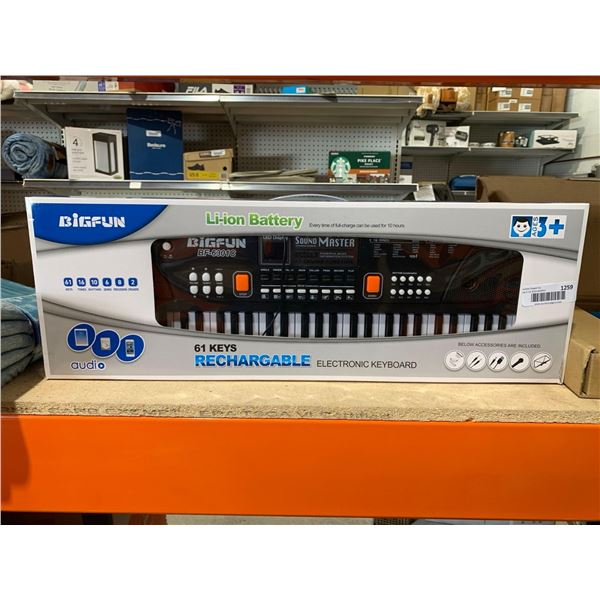 BigFun Li-ion Battery 61 Key Rechargable Electronic Keyboard