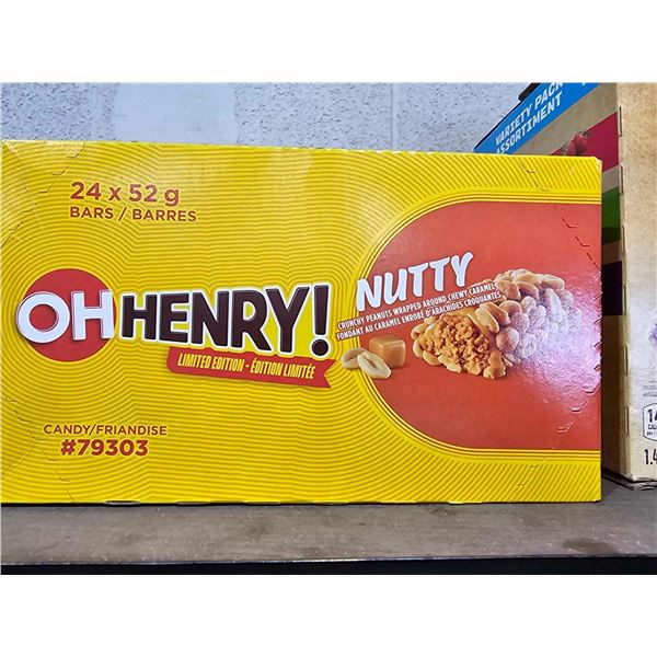 Oh Henry Limited Edition Candy Bars 24x52g