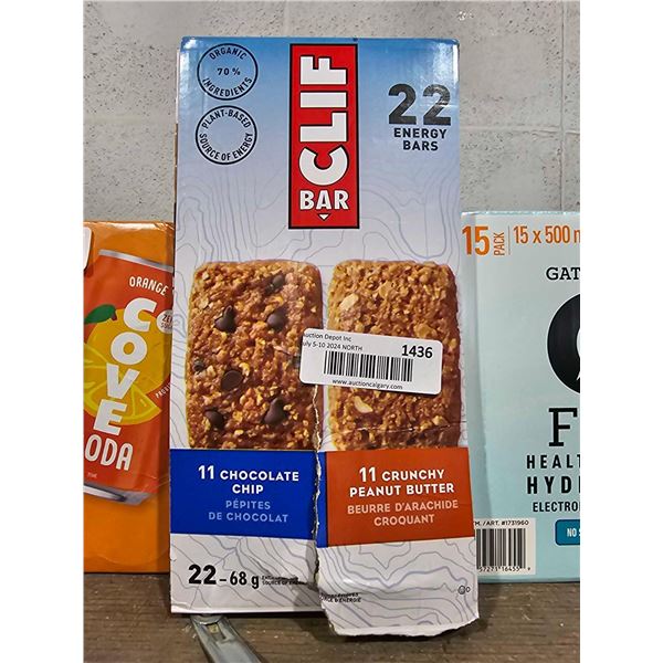 Cliff Bar Assorted Energy Bars 22x68g
