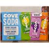 Image 1 : Cove Soda Zero Sugar Assorted Flavor 15 Pack  15x355ml