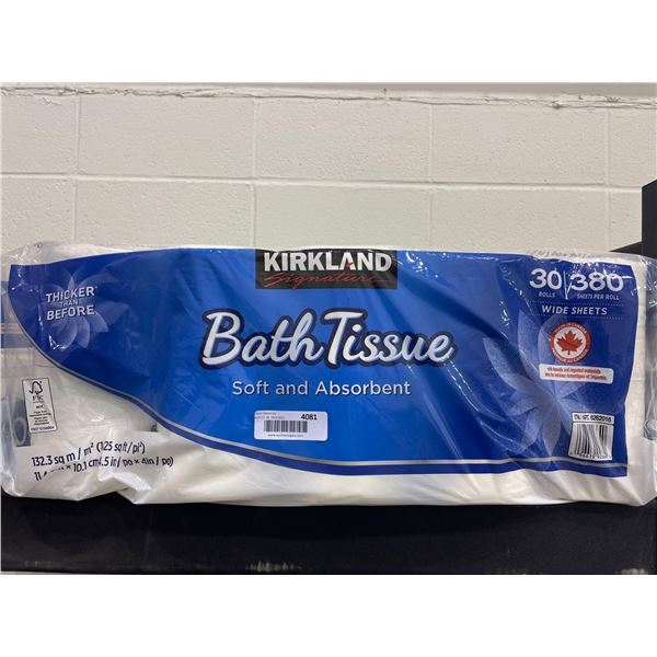 Kirkland Bath Tissue Soft & Absorbent 30 Rolls