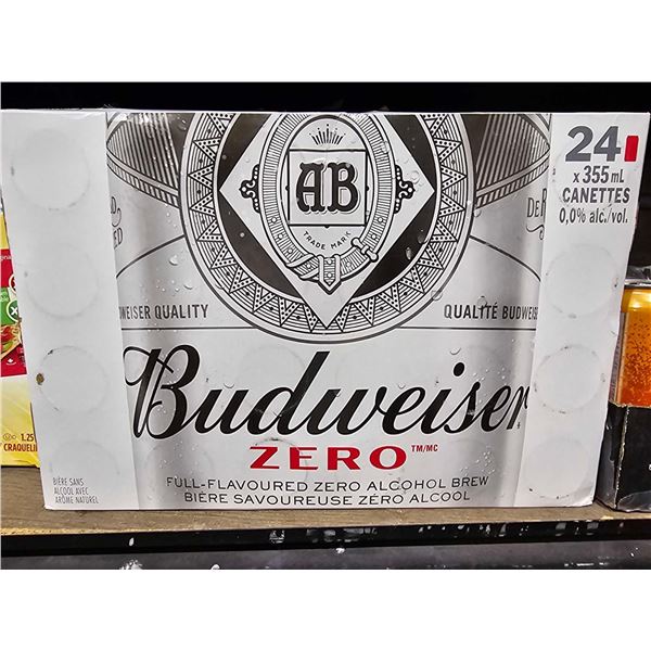 Budweiser Zero Full Flavored Brew 24x355 ml