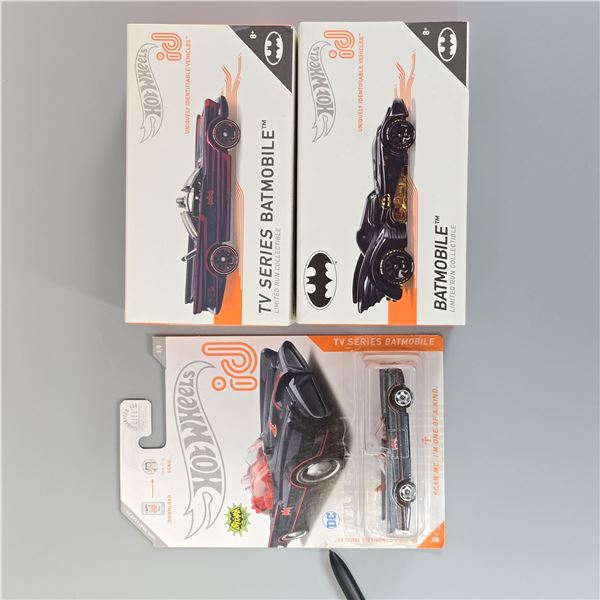 Hot Wheels ID Batmobile lot of 3