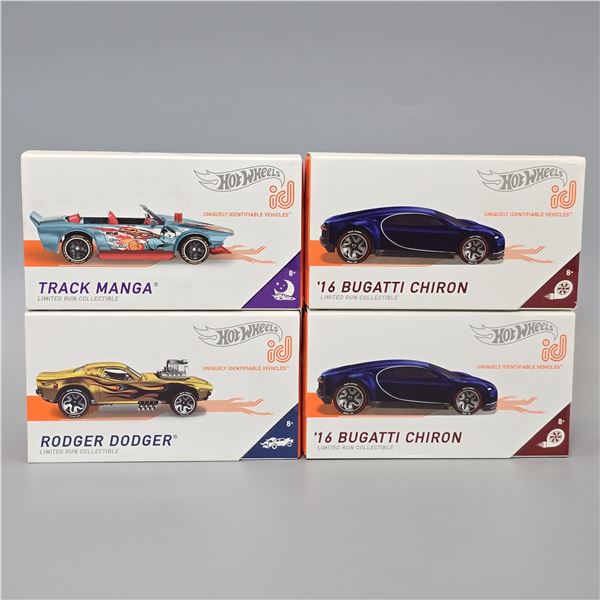 Hot Wheels ID lot of 4