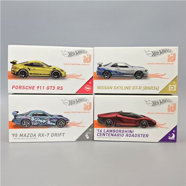 Hot Wheels ID lot of 4