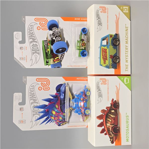 Hot Wheels ID lot of 4 pieces