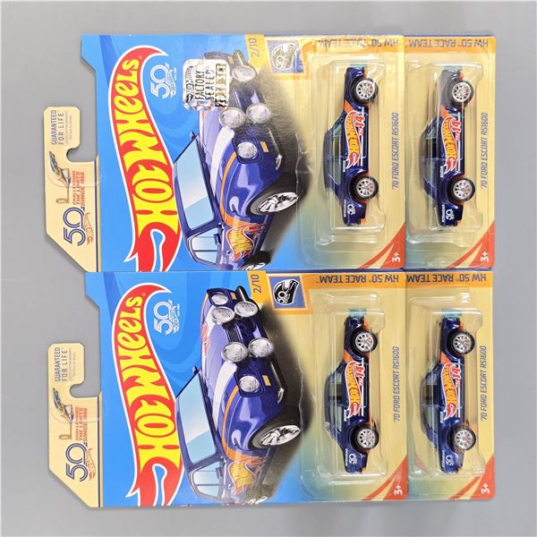 Hot Wheels Super Treasure Hunt lot of 4 Ford Escorts