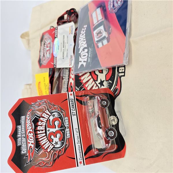 Hot Wheels 17th Annual Collectors Convention lot inc 67 Camaro