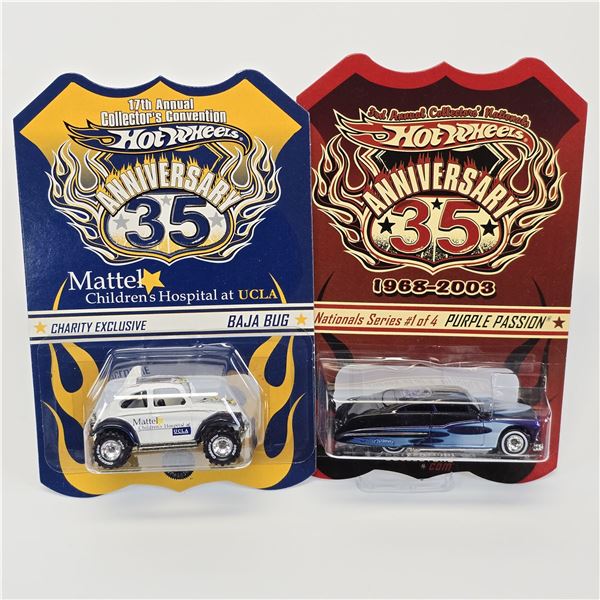 Hot Wheels 35th Anniversary pair